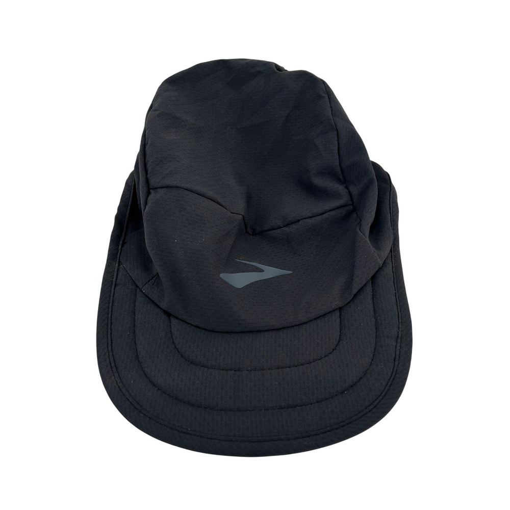 NWT Brooks Lightweight Packable Hat Unisex OSFA Black Running Cap